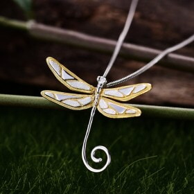 Fashion-cute-design-925-silver-dragonfly-pendant (4)